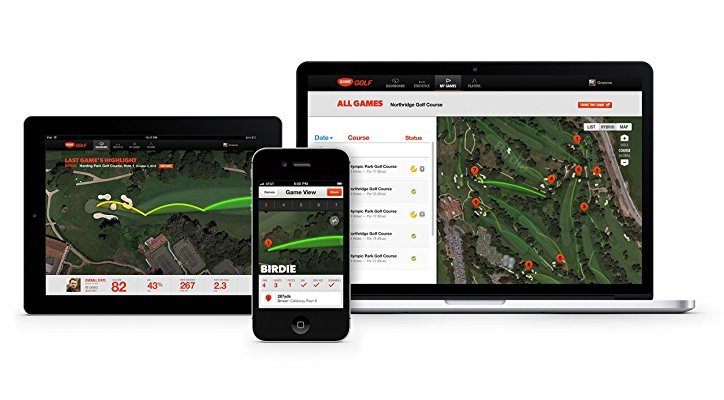game golf digital shot tracking system